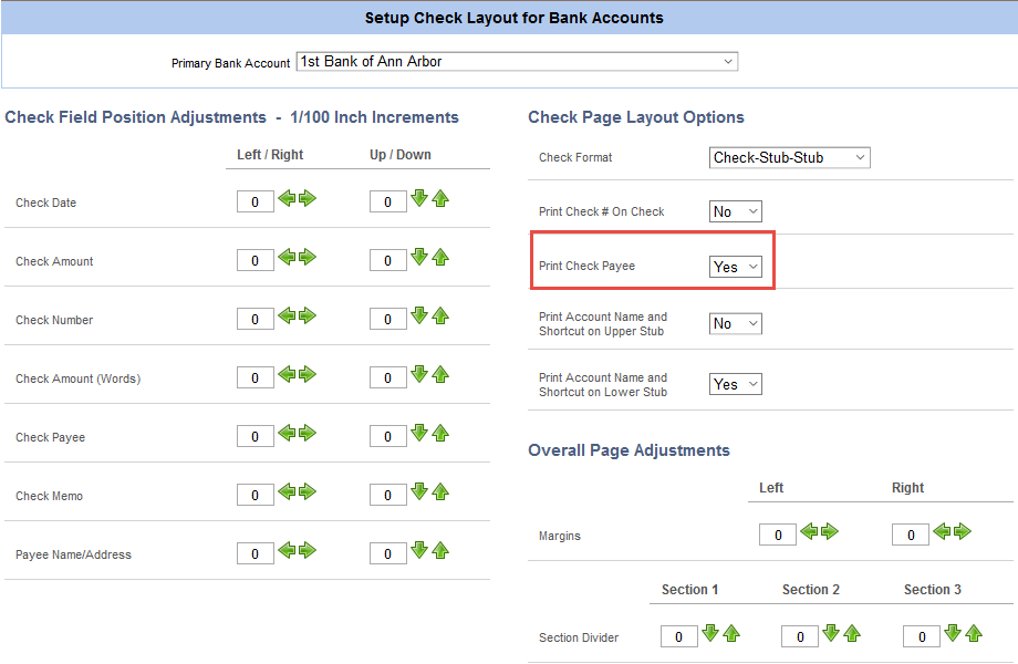 PSA L&P - Checks: How to print the pay to the order of on a check ...
